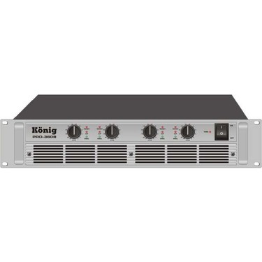 König PRO-3608 Power Amfi 4x600 Watt