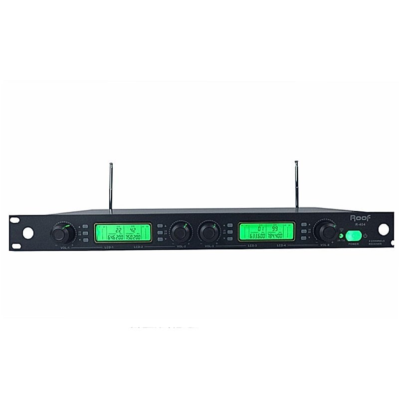Roof R-404 4 Kanal Uhf Kablosuz Receiver