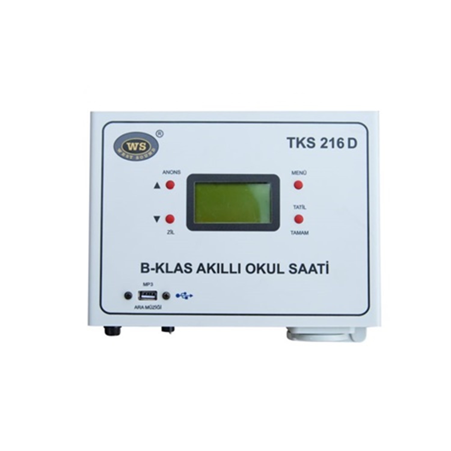 West Sound Tks 216D USB Girişli Akıllı Okul Zil Saati