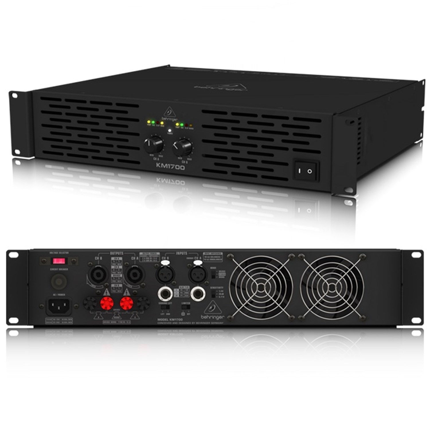 Behringer km1700 Stereo Power Amplifier