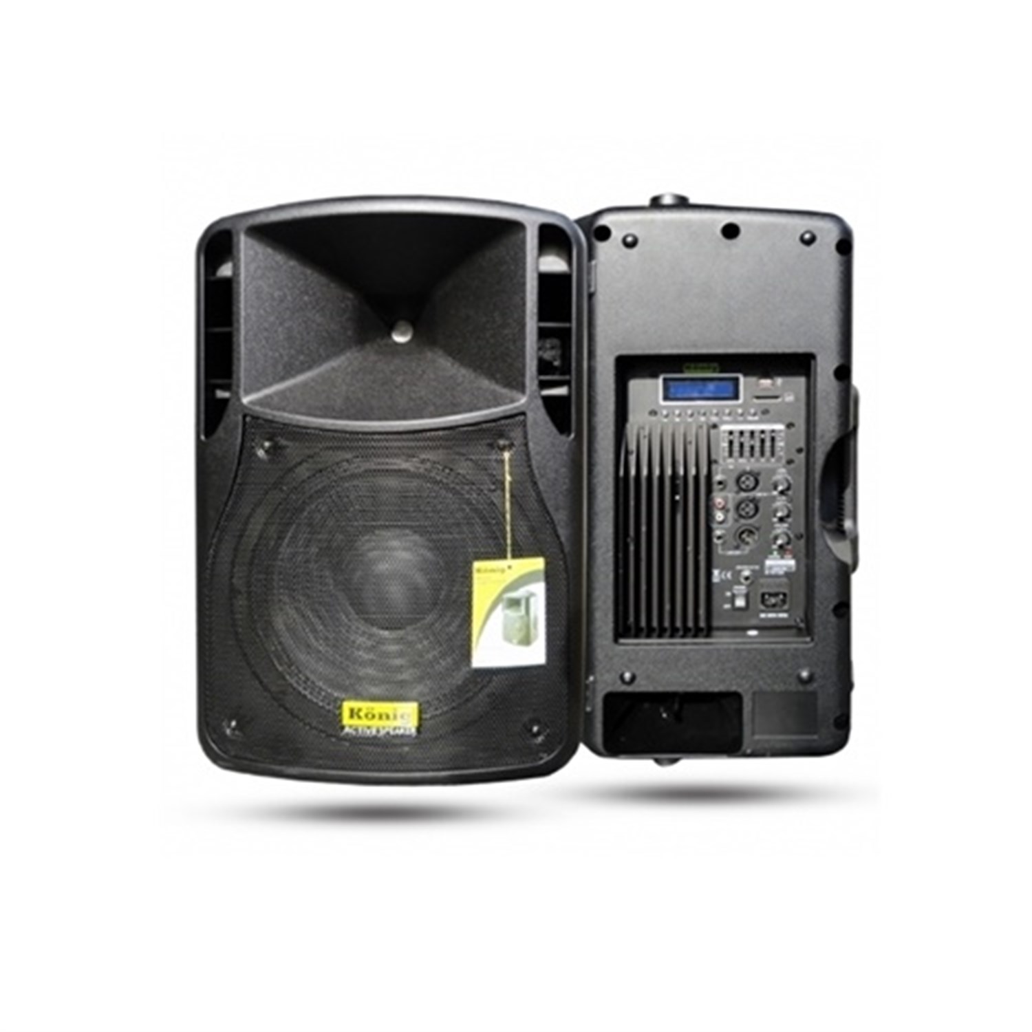 KÖNİG K-1510A | 10'' 200W 2-YOLLU AKTİF KABİN HOPARLÖR 