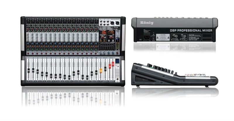 König K-16M 16 Kanal Efektli Deck Ses Mikseri