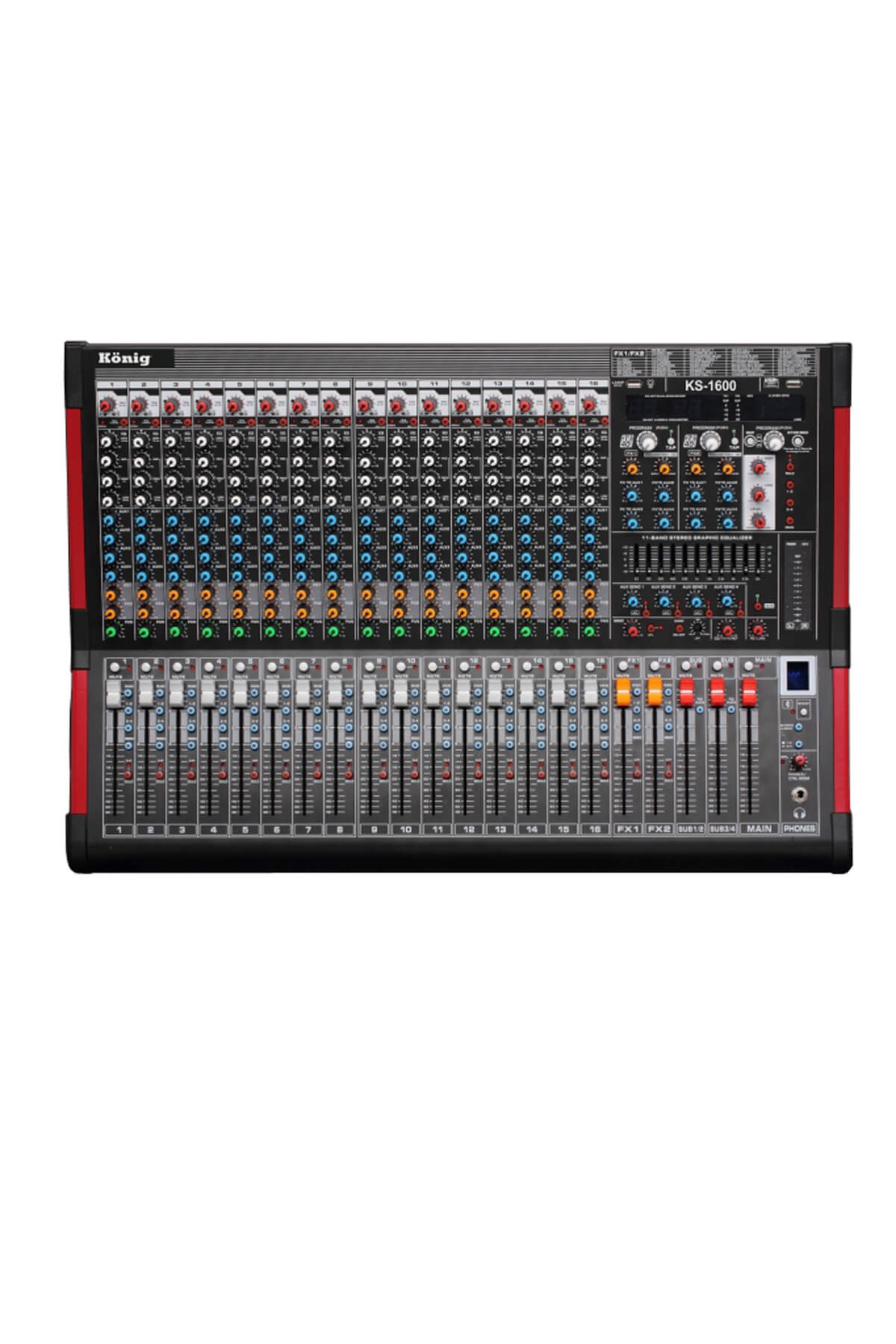 König KS-1600 16 Kanal Deck Mikser