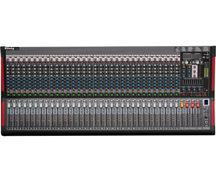 König KS-3200 32 Kanal Ses Mikseri Deck Mixer
