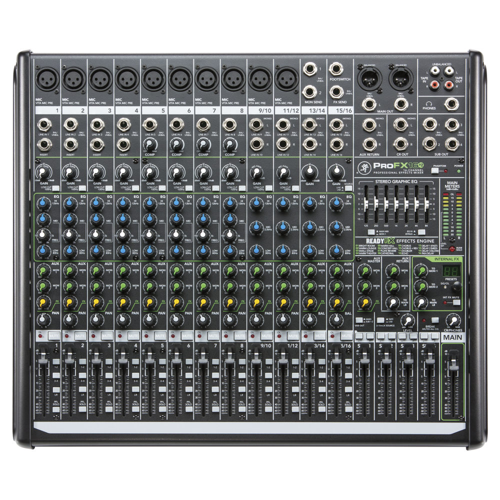 Mackie ProFX22 USB'li Profesyonel Efekt Mikseri